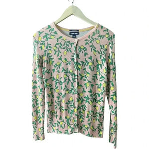 Lands' End Womens Lemmon Sweater Cardigan Supima Cotton Size XS